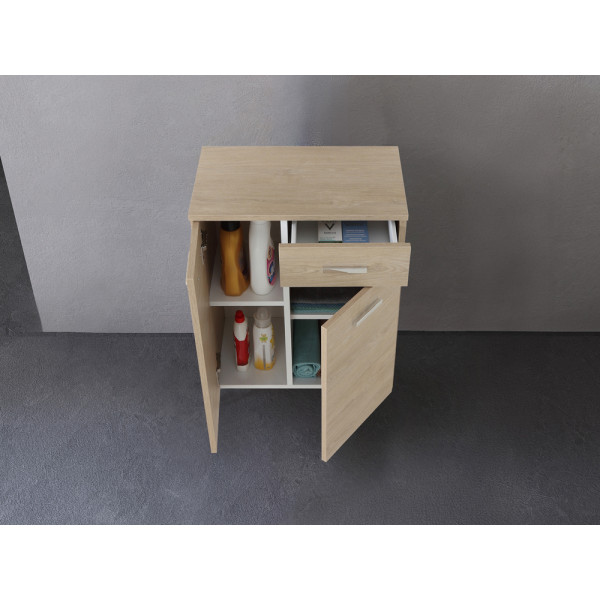 Base Stella 60cm in nobilitato melaminico rovere