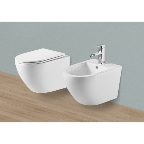 Bidet Linea Spin in ceramica sospeso