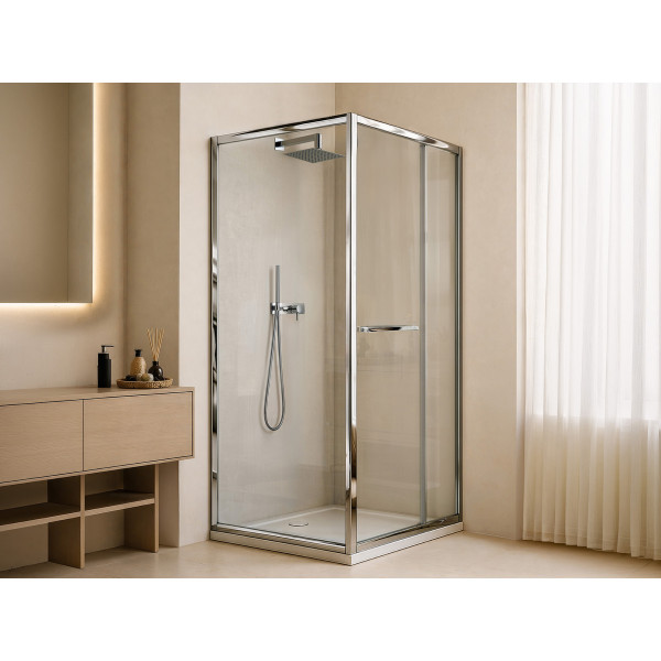 Box doccia angolare Rototraslante 70x70 cm linea Master