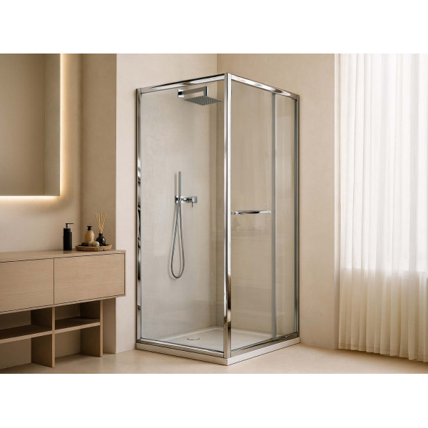 Box doccia angolare Rototraslante 80x80 cm linea Master