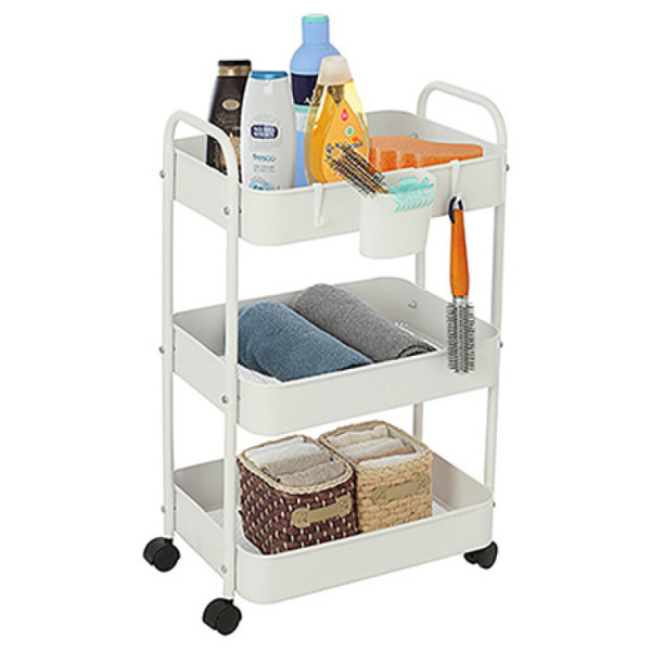 Carrello in metallo tre ripiani