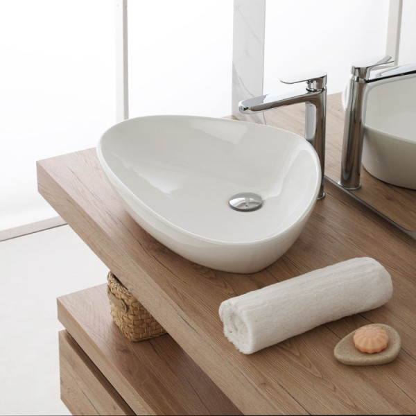 Lavabo a ciotola in ceramica 59cm