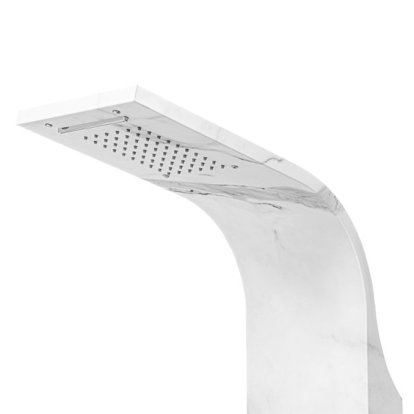 Colonna doccia effetto marmo
