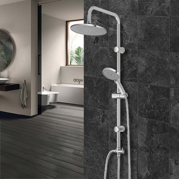 Colonna doccia Platinum H 93 cm soffione tondo