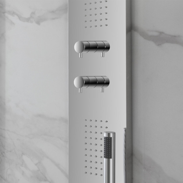 Colonna top slim cromo