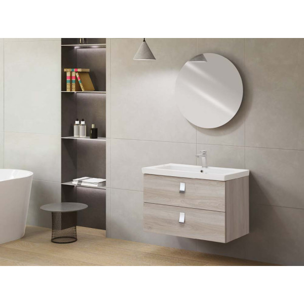 composizione bagno 80cm grigio linea Bravissimo 80