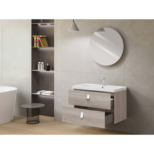 composizione bagno 80cm grigio linea Bravissimo 80