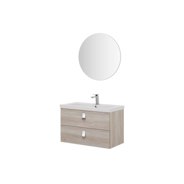 composizione bagno 80cm grigio linea Bravissimo 80