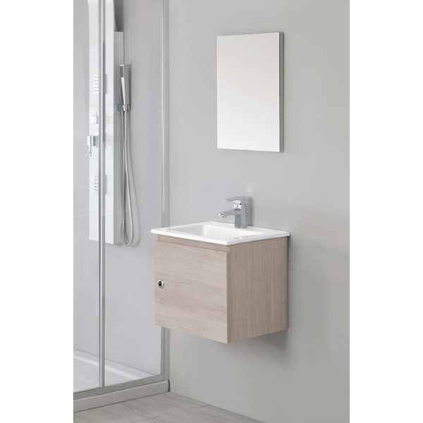 Composizione bagno sospesa Si50 rovere chiaro