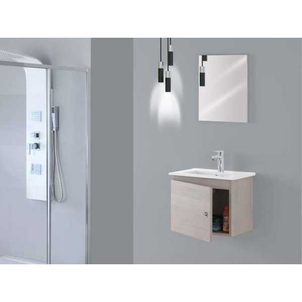 Composizione bagno sospesa Si50 rovere chiaro