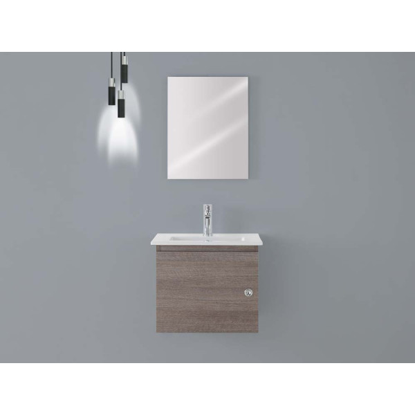 Composizione bagno sospesa Si50 rovere scuro