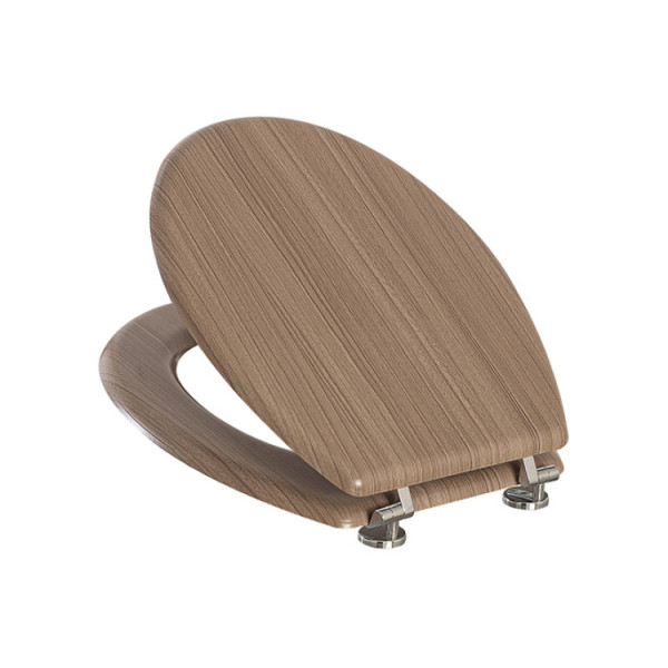 Copriwater universale in legno marrone King