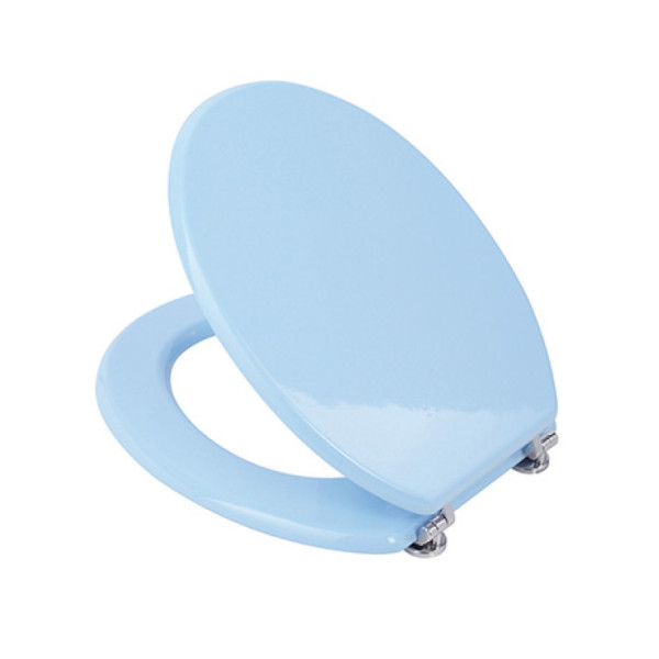 Copriwater universale in MDF laccato azzurro King