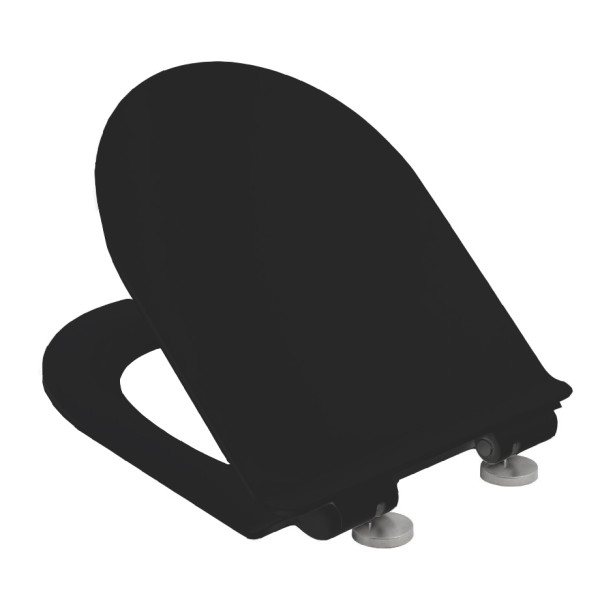 Copriwc Linea T-Color nero opaco