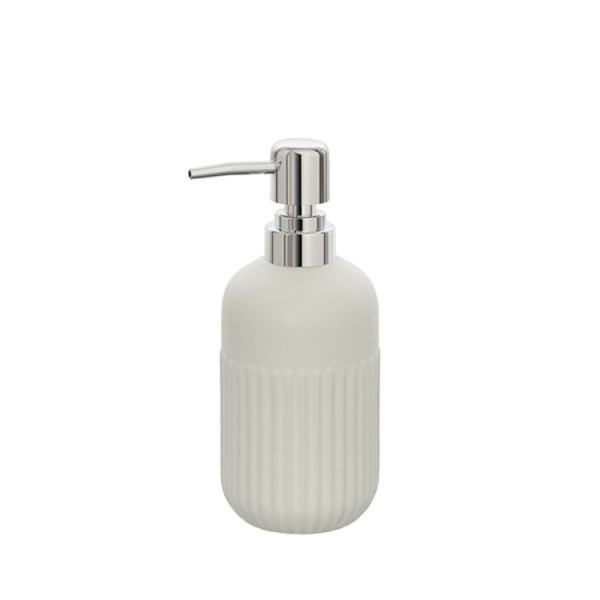 Dispenser sapone in ceramica bianco linea Nevada