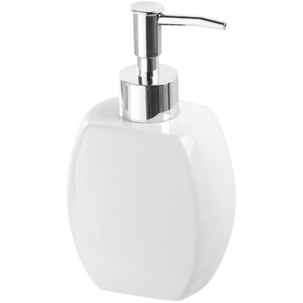 Dispenser sapone in ceramica bianco linea Parigi