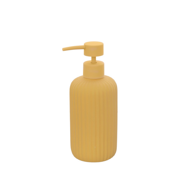 DISPENSER SAPONE IN CERAMICA GIALLO LINEA COLOR