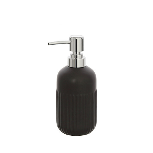 Dispenser sapone in ceramica nero linea Nevada