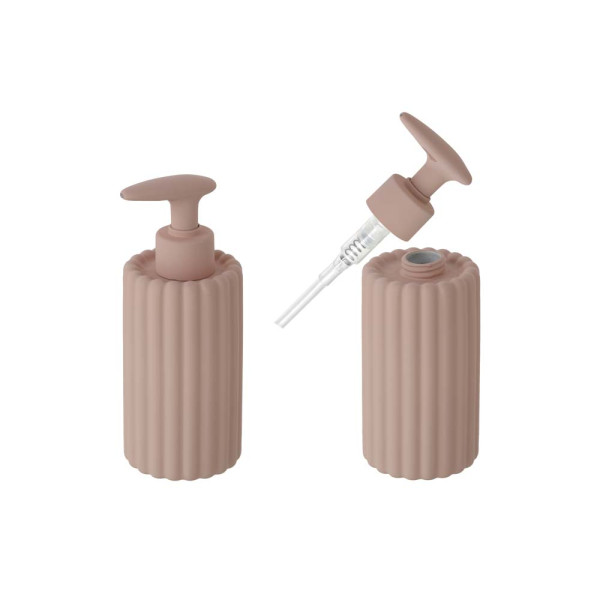 Dispenser sapone in ceramica rosa linea Blues