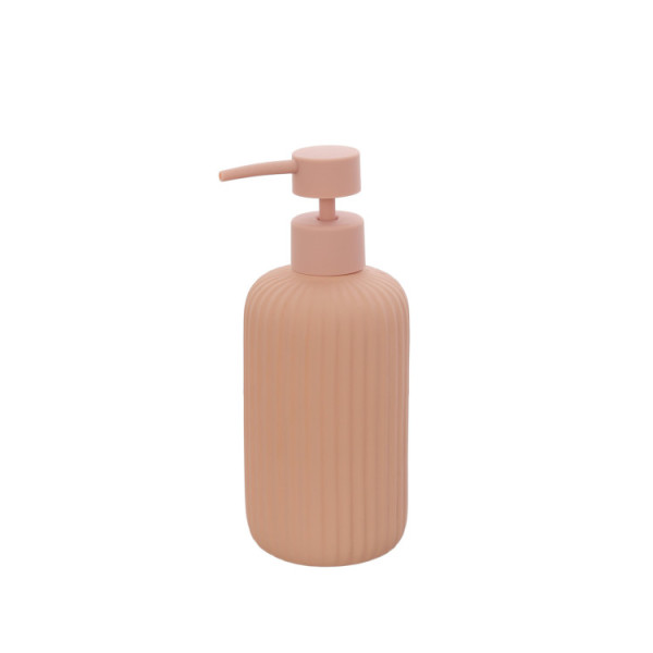 DISPENSER SAPONE IN CERAMICA ROSA LINEA COLOR