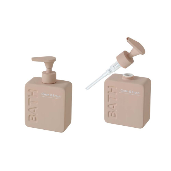 Dispenser sapone in ceramica rosa linea Funky