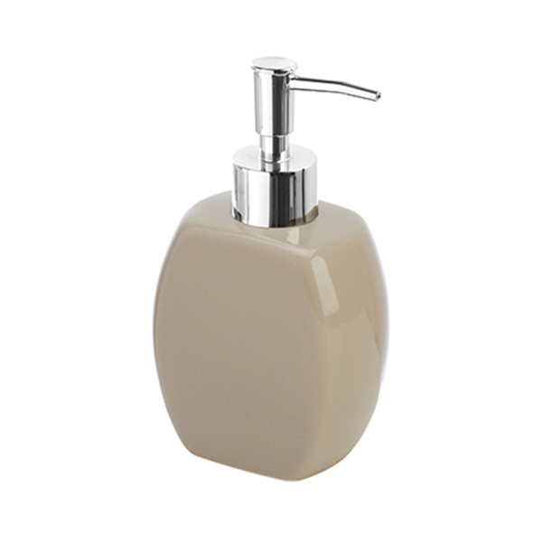 Dispenser sapone in ceramica tortora linea Parigi