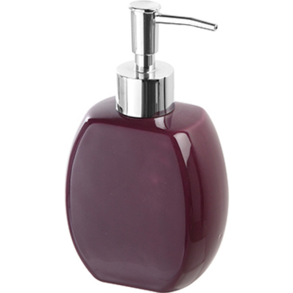 Dispenser sapone in ceramica viola linea Parigi