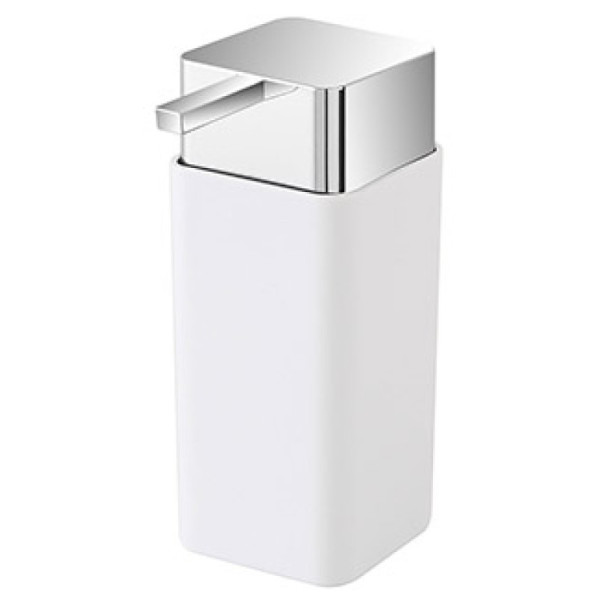 Dispenser sapone in plastica AS bianco linea Star