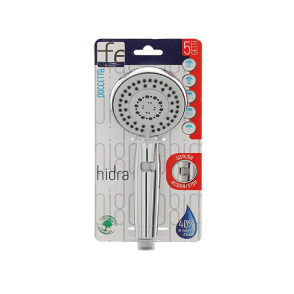 Doccetta in abs cromo 5 funzioni