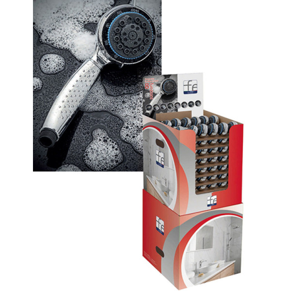 Doccetta in ABS cromo otto funzioni