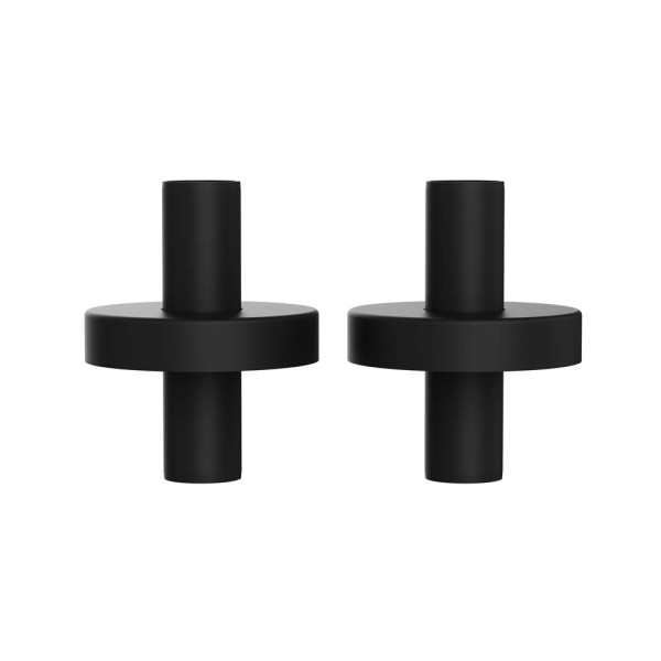 Kit copritubo in ottone nero opaco L7cm