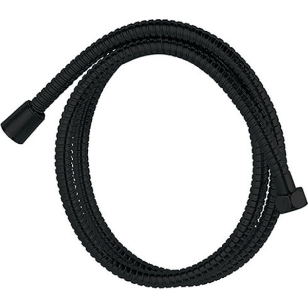 Laccio doccia in acciaio nero opaco da 150cm