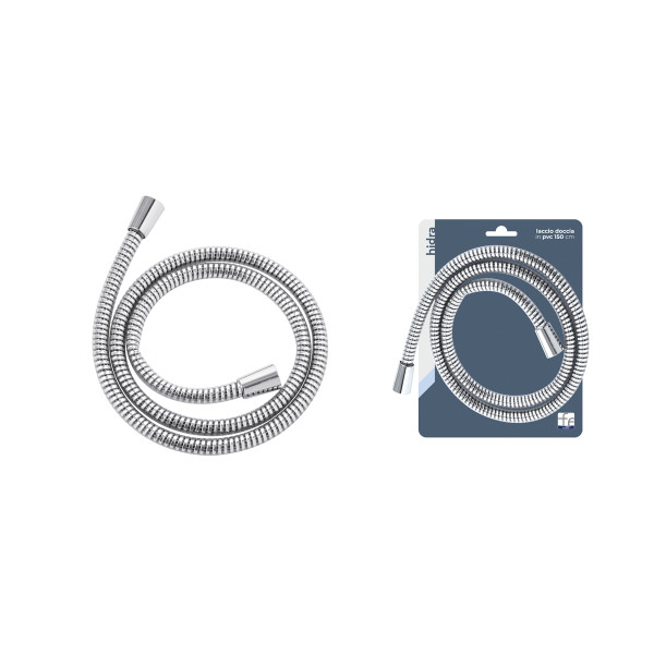 Laccio doccia in pvc cromo da 150 cm