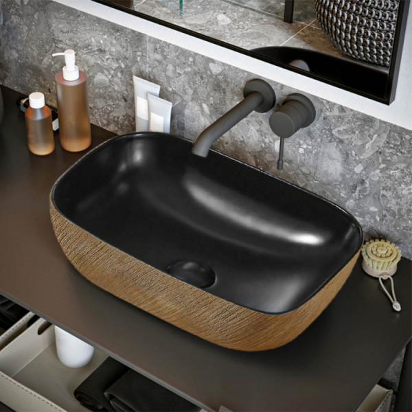 Lavabo da appoggio in ceramica L45cm