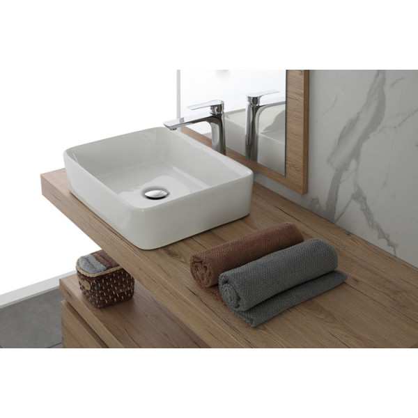 Lavabo da appoggio in ceramica L48cm