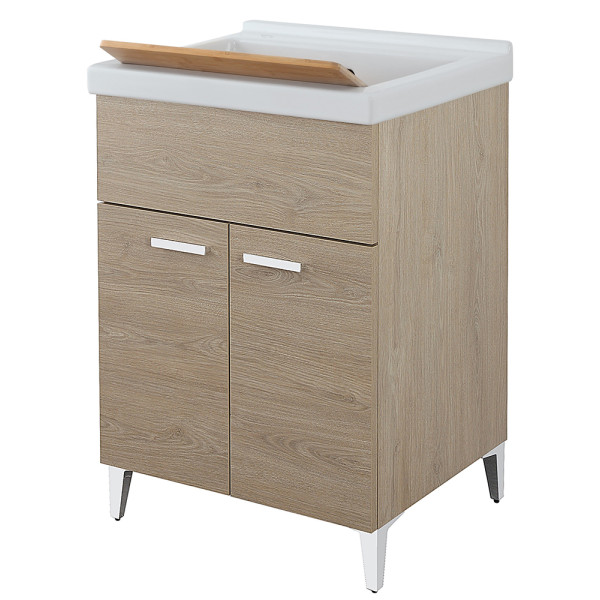 Lavatoio 60cm con vasca in ceramica