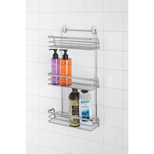 MENSOLA 3RIP RET 26X11X53CM C/GANCI CROMATI