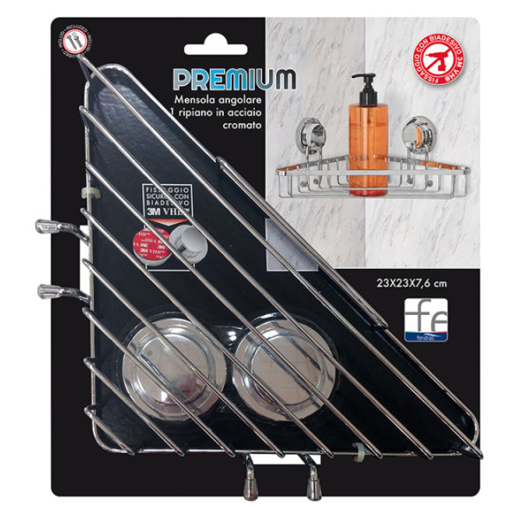 Mensola angolare un ripiano linea Premium