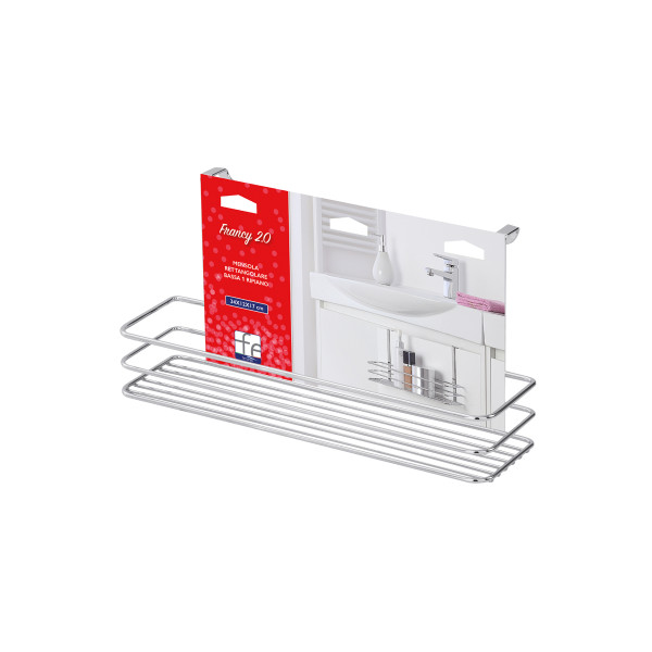 Mensola rettangolare bassa un ripiano linea Francy 2.0