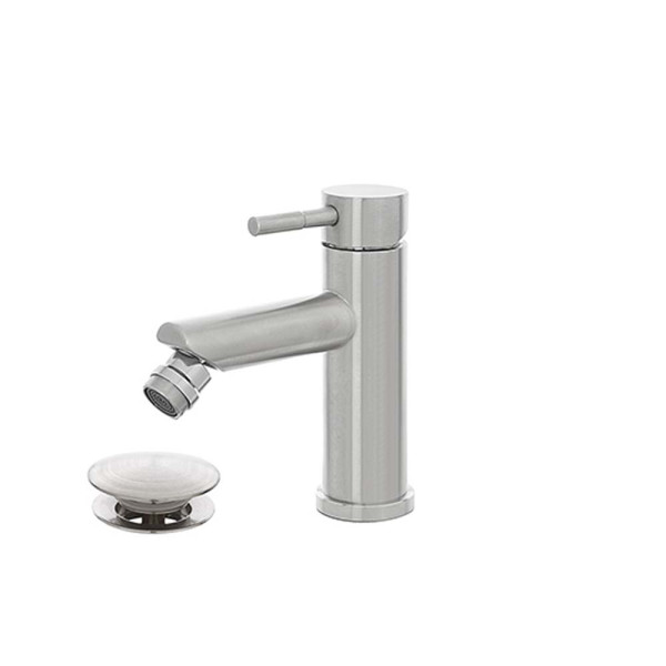 Miscelatore bidet in acciaio spazzolato serie York