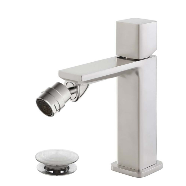 Miscelatore bidet spazzolato serie Lotus