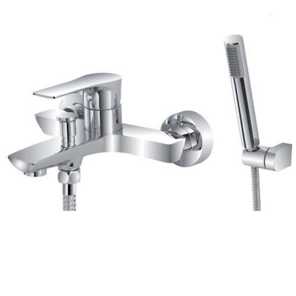 Miscelatore vasca esterno serie Flat