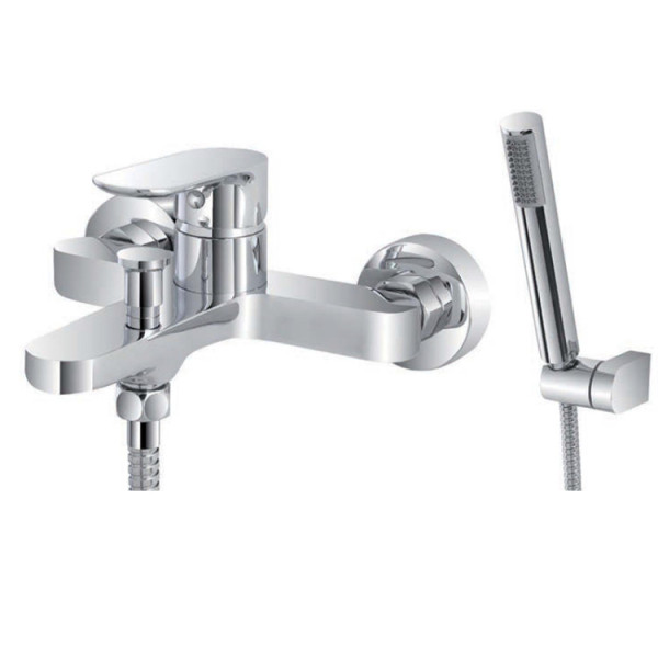 Miscelatore vasca monocomando esterno serie Kreo