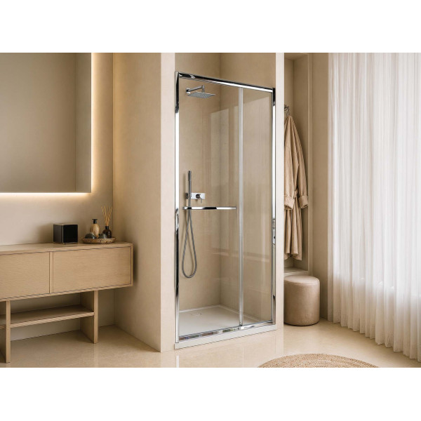 Parete doccia per nicchia Rototraslante 90cm linea Master