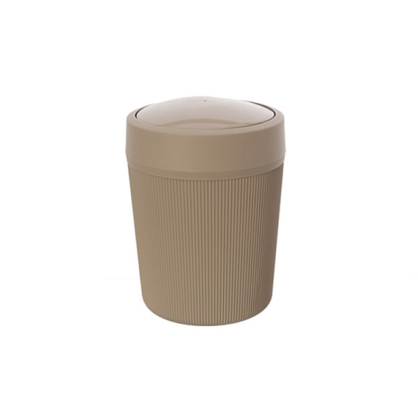 Pattumiera in plastica 4,2 Lt tortora linea Colorado