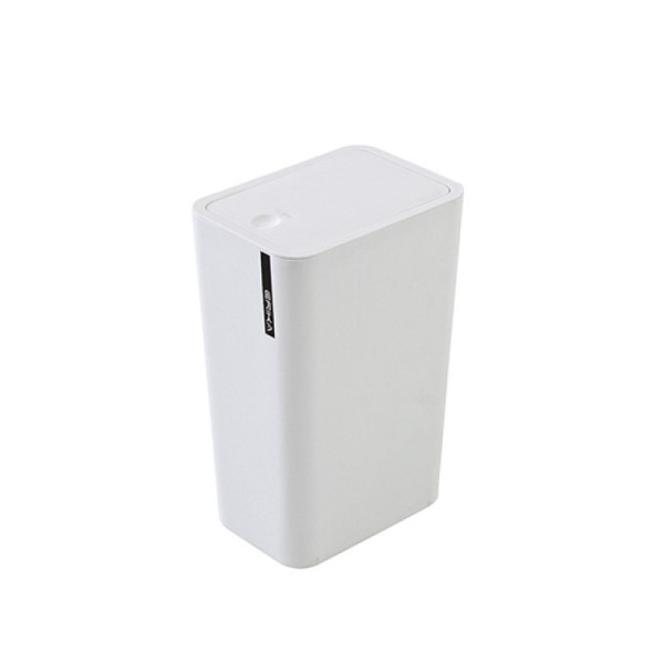 Pattumiera in plastica bianca 8 Lt Erika