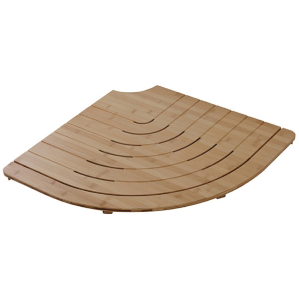 Pedana doccia 60 cm semicircolare Bambu'