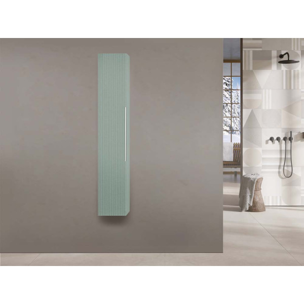 Pensile bagno Burano L30xH150 in mdf e pvc verde