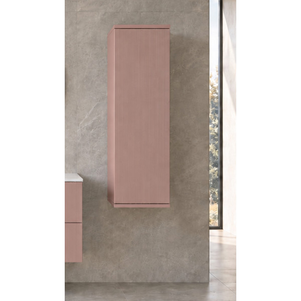 Pensile bagno Kann&egrave; L33xH112 in mdf e pvc rosa