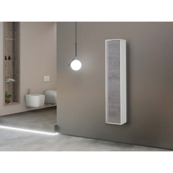Pensile Fabula L30xH150 in nobilitato melaminico cemento